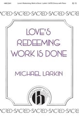 Love's Redeeming Work is Done SATB choral sheet music cover